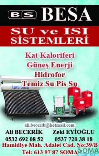 BE-SA SU VE ISI SİSTEMLERİ