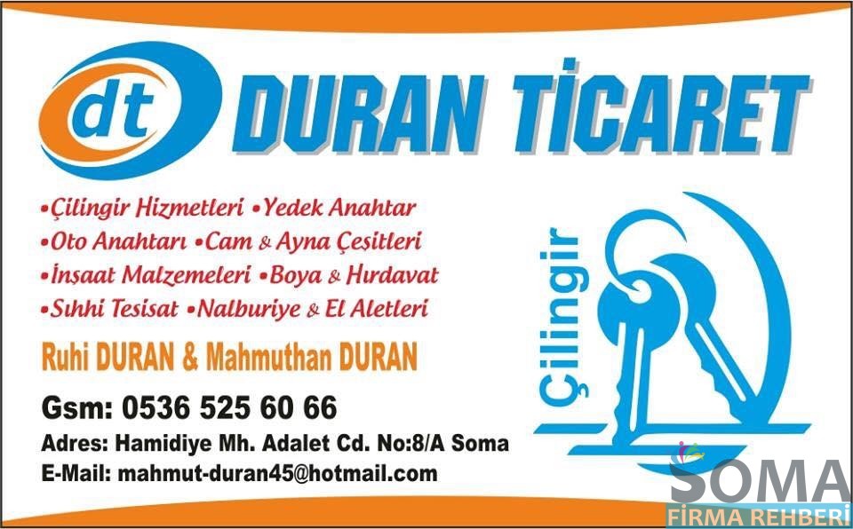 DURAN TİCARET & ÇİLİNGİR HİZMETLERİ